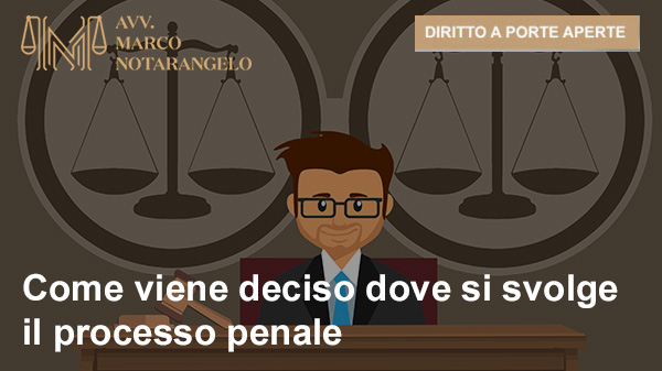 COME VIENE DECISO DOVE SI SVOLGE IL PROCESSO PENALE?